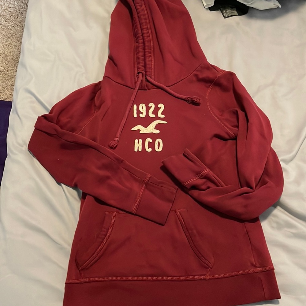 Maroon Hollister Hoodie